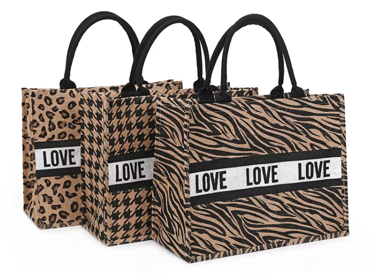100pcs/lot Custom Logo Natural Recycled Shopping Jute Tote Bag, Organic  Linen Sac Fourre-tout En Jute Beach Bag - Gift Boxes & Bags - AliExpress