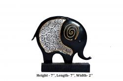 DTribals Indian New Wrought Iron craft - elephant brown